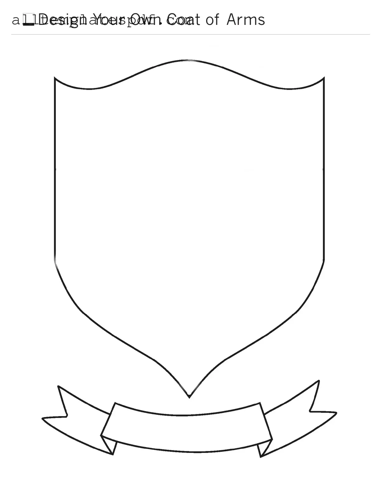 Fill Out a Valid Coat Of Arms Form
