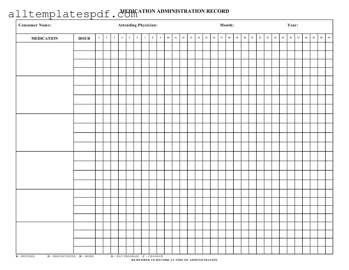 Fill Out a Valid Medication Administration Record Sheet Form