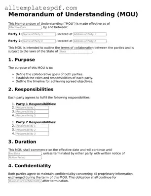 Attorney-Approved Memorandum of Understanding Template