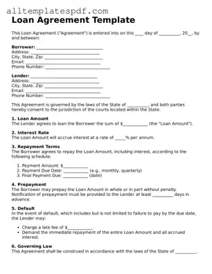 Attorney-Approved Loan Agreement Template