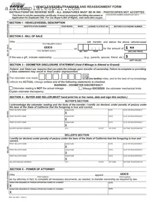 Fill Out a Valid California Fotm Reg 262 Form