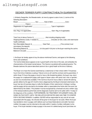 Fill Out a Valid Health Guarantee Form