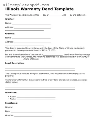 Blank Deed Template for the State of Illinois