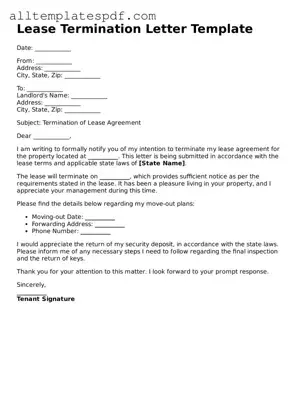 Attorney-Approved Lease Termination Letter Template