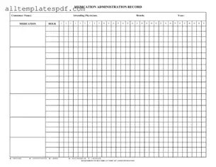 Fill Out a Valid Medication Administration Record Sheet Form