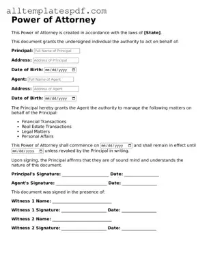 Attorney-Approved Power of Attorney Template